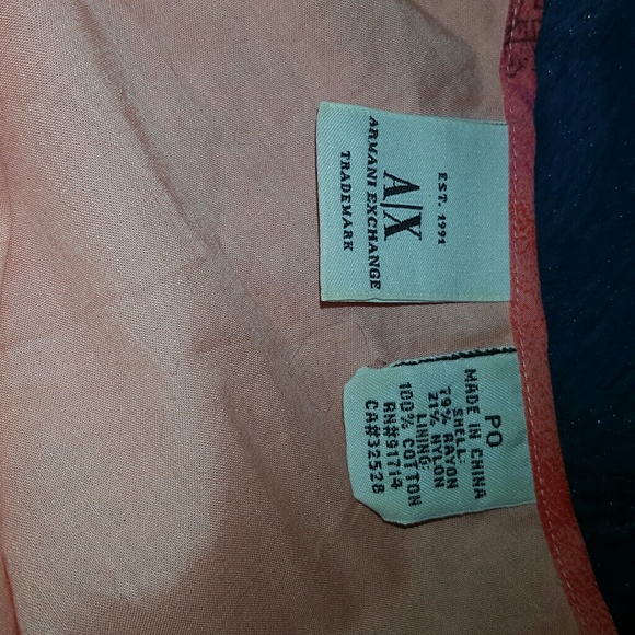 Spaghetti strap Armani Exchange Size O Petite - Picture 2 of 3